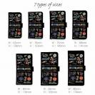 【手帳型】【釣りざんまい】釣りに行きませんか?_カラフルブラック