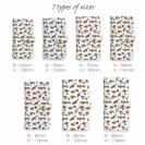 【手帳型】【釣りざんまい】ルアーコレクション_カラフルホワイト