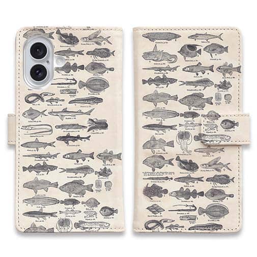 【手帳型】魚図鑑 1890年版