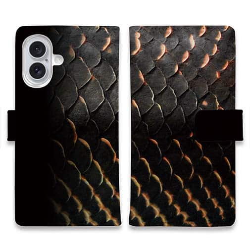 【手帳型】ピラルクの鱗