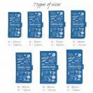 【手帳型】【釣りざんまい】釣りに行きませんか?_ブルー