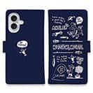 【手帳型】【釣りざんまい】釣りに行きませんか?_ネイビー