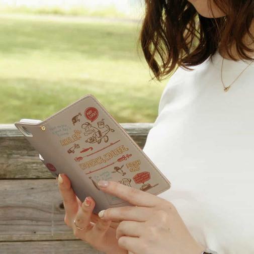 【手帳型】【釣りざんまい】釣りに行きませんか?_レトロ