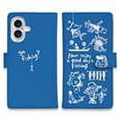 【手帳型】【釣りざんまい】魚釣りに出かけよう!_ブルー