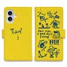 【手帳型】【釣りざんまい】魚釣りに出かけよう!_イエロー