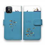 【手帳型】【釣りざんまい】のんびりと釣りを楽しむ