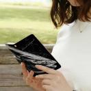 【手帳型】鰤(ブリ)　墨絵風　黒