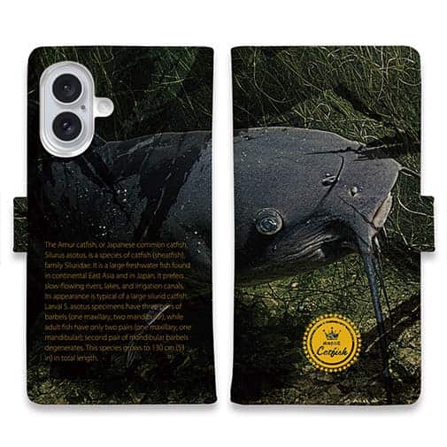 【手帳型】ナマズ キャットフィッシュ