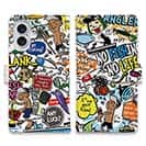 【手帳型】【釣りざんまい】爆釣アーティスティック_ホワイト