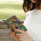 【手帳型】【釣りざんまい】爆釣アーティスティック_イエロー