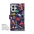 【手帳型】【釣りざんまい】爆釣アーティスティック_インディゴ