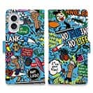 【手帳型】【釣りざんまい】爆釣アーティスティック_スカイブルー