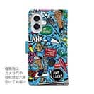 【手帳型】【釣りざんまい】爆釣アーティスティック_スカイブルー