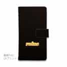 【手帳型】【reins】ブラック&ロゴ