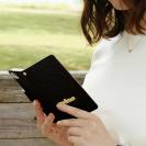 【手帳型】【reins】ブラック&ロゴ