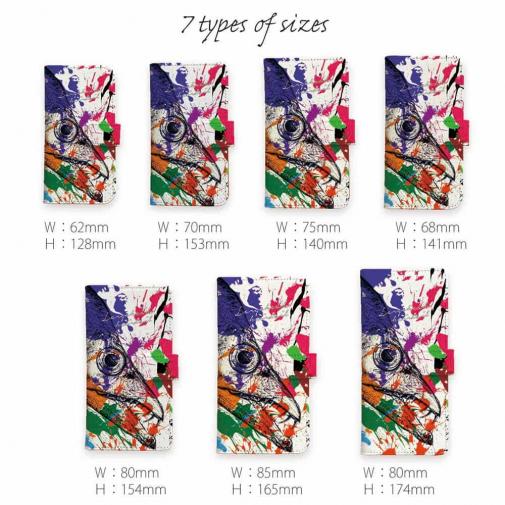 【手帳型】海のギャング・タチウオ ペンキペイント