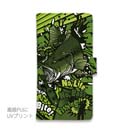 【手帳型】【FISH MAN】エキサイティングバイト! マッドグリーン