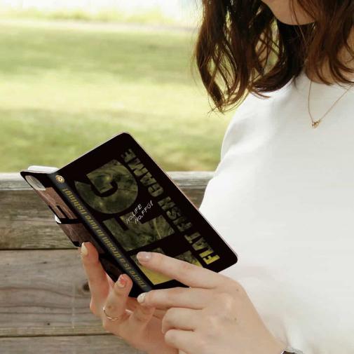 【手帳型】【FISH MAN】FFG!フラットフィッシュゲーム好きのあなたへオススメ!