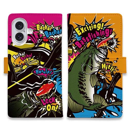 【手帳型】【FISH MAN】エキサイティングバイト2「カラフル」