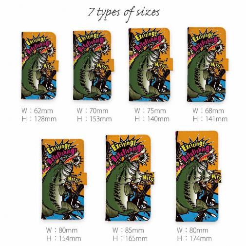 【手帳型】【FISH MAN】エキサイティングバイト2「カラフル」