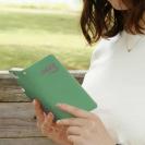 【手帳型】【佐藤ケロ子】KEROKOサイン入りスマホカバー グリーン