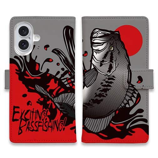 【手帳型】【FISH MAN】エキサイティングバスフィッシング!