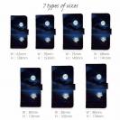 【手帳型】海に浮かぶ月