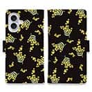 【手帳型】ミモザ（ブラック）