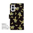 【手帳型】ミモザ（ブラック）