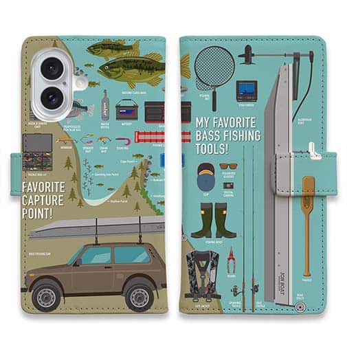 【手帳型】【FISH MAN】My Favorite BassFishing Tools!