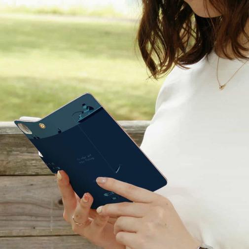 【手帳型】【釣りざんまい】のんびりと夜釣りを楽しむ