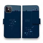 【手帳型】【釣りざんまい】のんびりと夜釣りを楽しむ