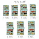 【手帳型】【FISH MAN】FISHING PARADAISE OKINAWA! ブルー