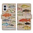【手帳型】【FISH MAN】FISHING PARADAISE OKINAWA! ブラウン