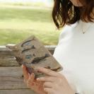 【手帳型】【FISH MAN】テトラ帯は釣り天国！ ブラウン