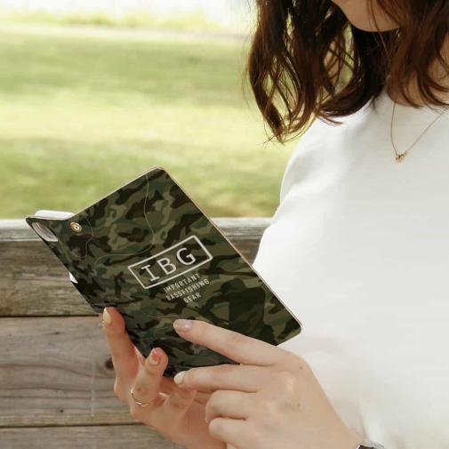 【手帳型】【FISH MAN】IBG バスフィッシングに大事な装備　グリーン