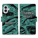 【手帳型】【FISH MAN】SURF FISHING TARGET!　グリーン