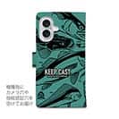 【手帳型】【FISH MAN】SURF FISHING TARGET!　グリーン