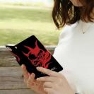 【手帳型】鬼掛　般若バージョン・ブラック