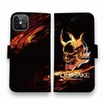 【手帳型】鬼掛　般若ファイヤーパターン Part1