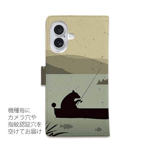 【手帳型】【FISH MAN】BassFishing is an ADVENTURE!