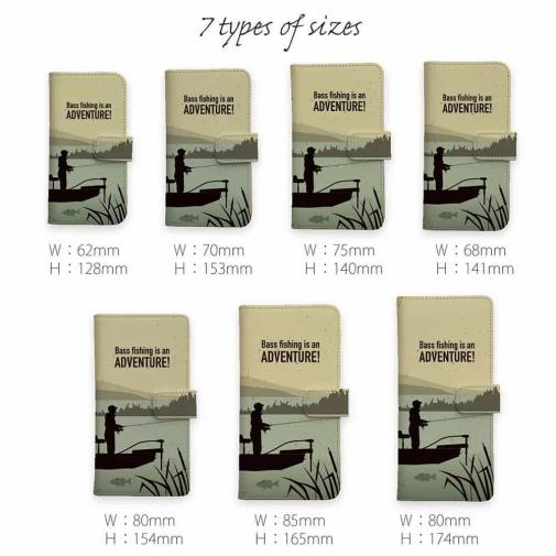 【手帳型】【FISH MAN】BassFishing is an ADVENTURE!