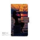 【手帳型】夕マズメの釣りガール