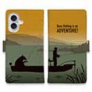 【手帳型】【FISH MAN】BassFishing is an ADVENTURE!（朝まずめ）