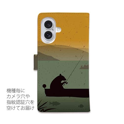 【手帳型】【FISH MAN】BassFishing is an ADVENTURE!（朝まずめ）