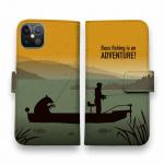 【手帳型】【FISH MAN】BassFishing is an ADVENTURE!（朝まずめ）