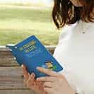 【手帳型】【釣りざんまい】ウトウトアングラー_ブルー