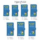 【手帳型】【釣りざんまい】ウトウトアングラー_ブルー