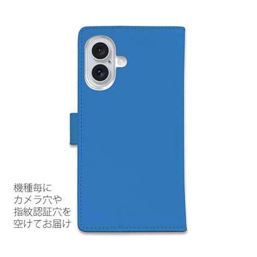 【手帳型】【釣りざんまい】ウトウトアングラー_ブルー