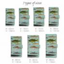 【手帳型】【FISH MAN】フィッシングパラダイス「フレッシュウォーター編」ブルー